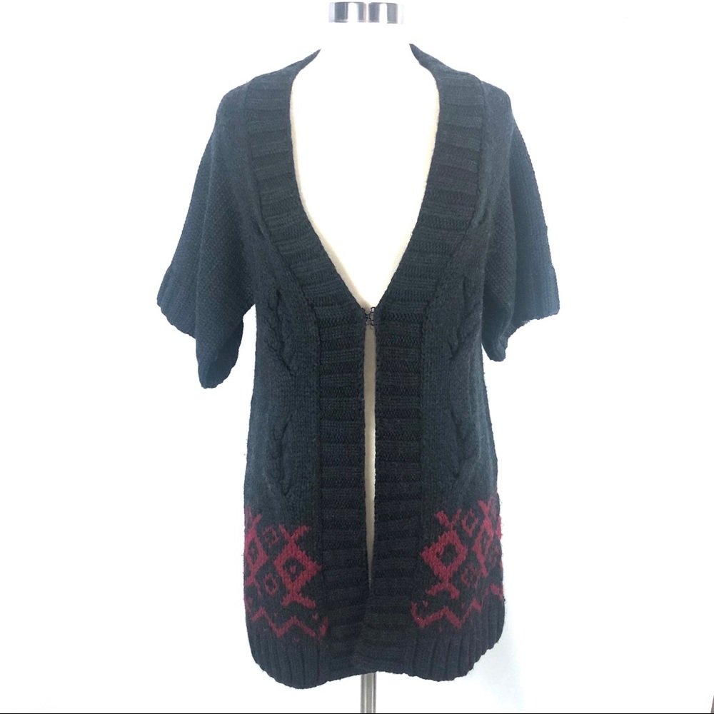 Banana Republic chunky short sleeve cardigan L